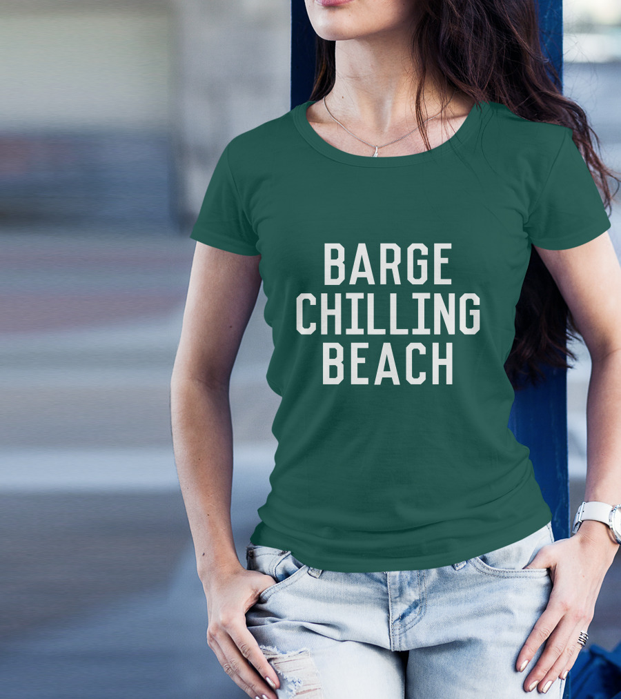 Barge Chilling Beach English Bay Vancouver Park BC Is Awesome T-Shirt