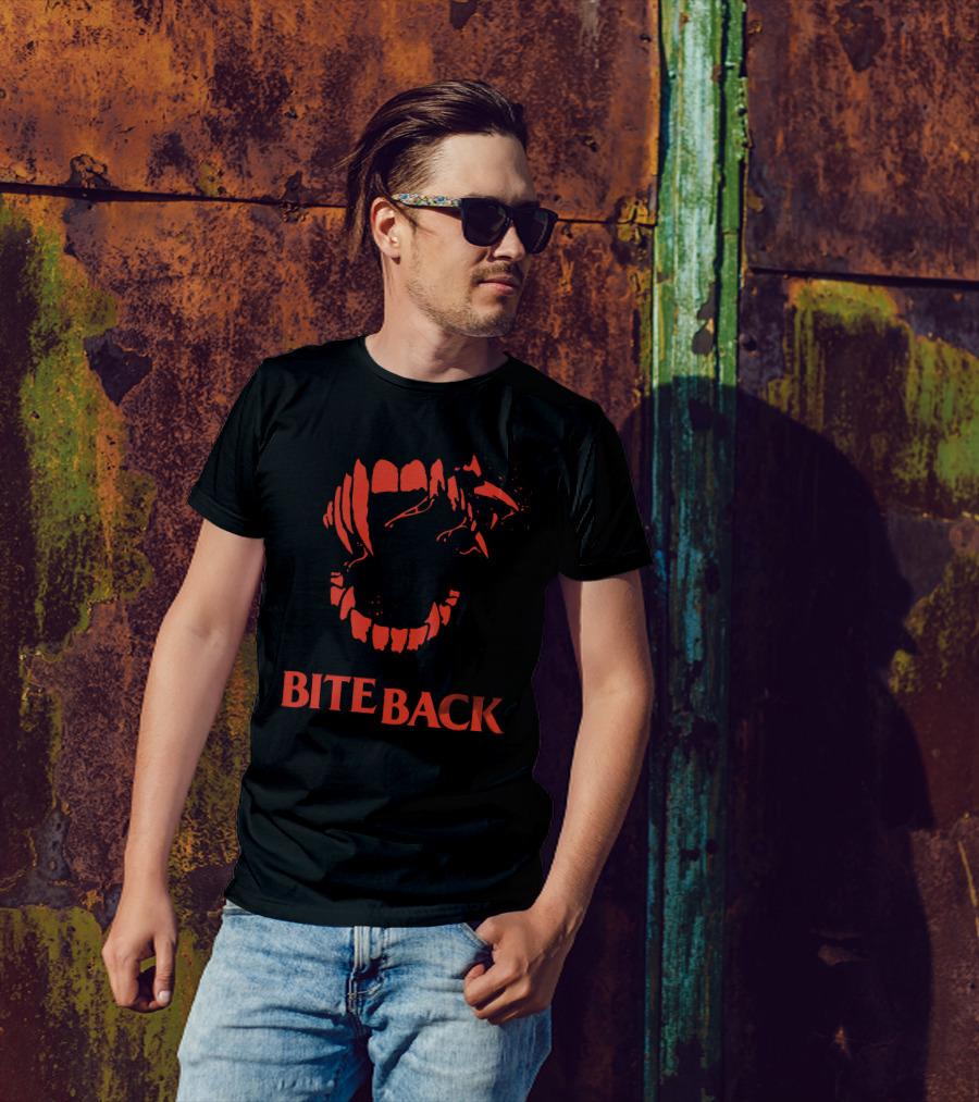 Fallout Merch Redfall Bite Back Announcement T-Shirt