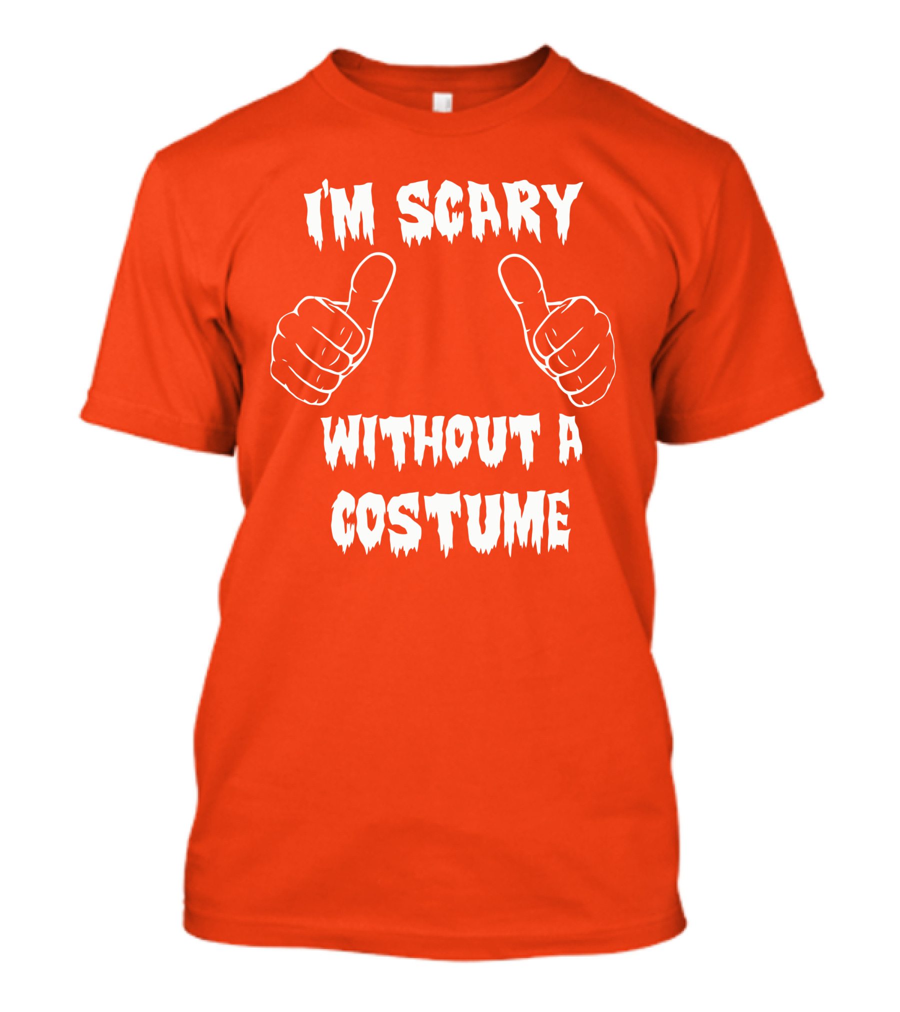 I'm Scary Without A Costume Thumbs Up Sinister Sidney T-Shirt