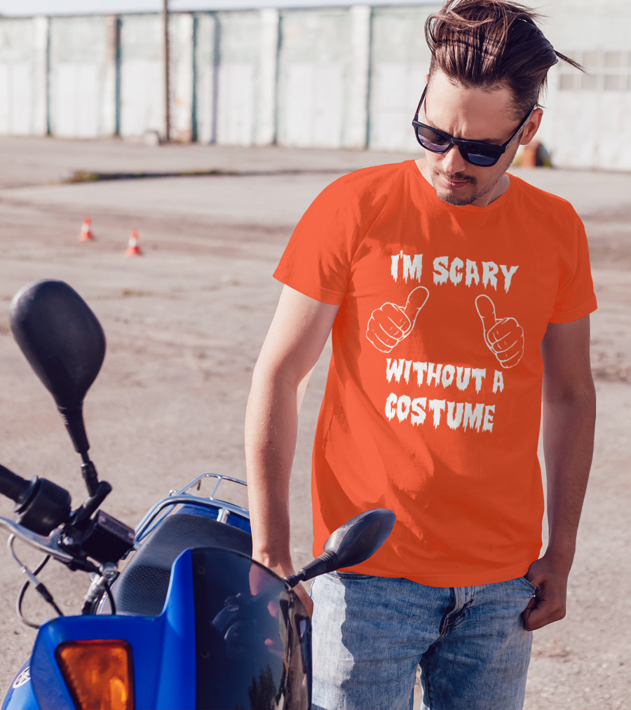 I'm Scary Without A Costume Thumbs Up Sinister Sidney T-Shirt