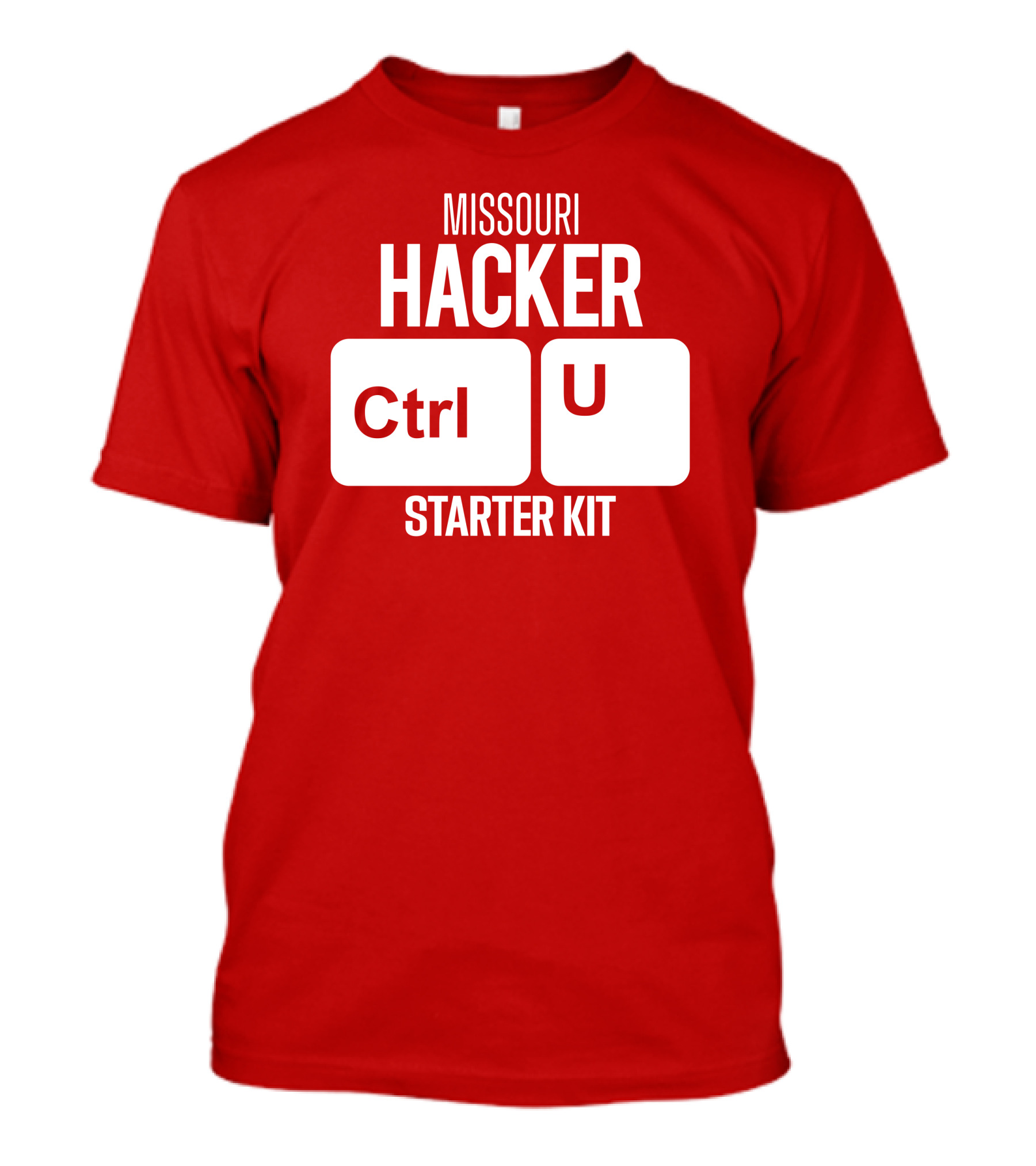 Missouri Hacker Ctrl U Starter Kit T-Shirt