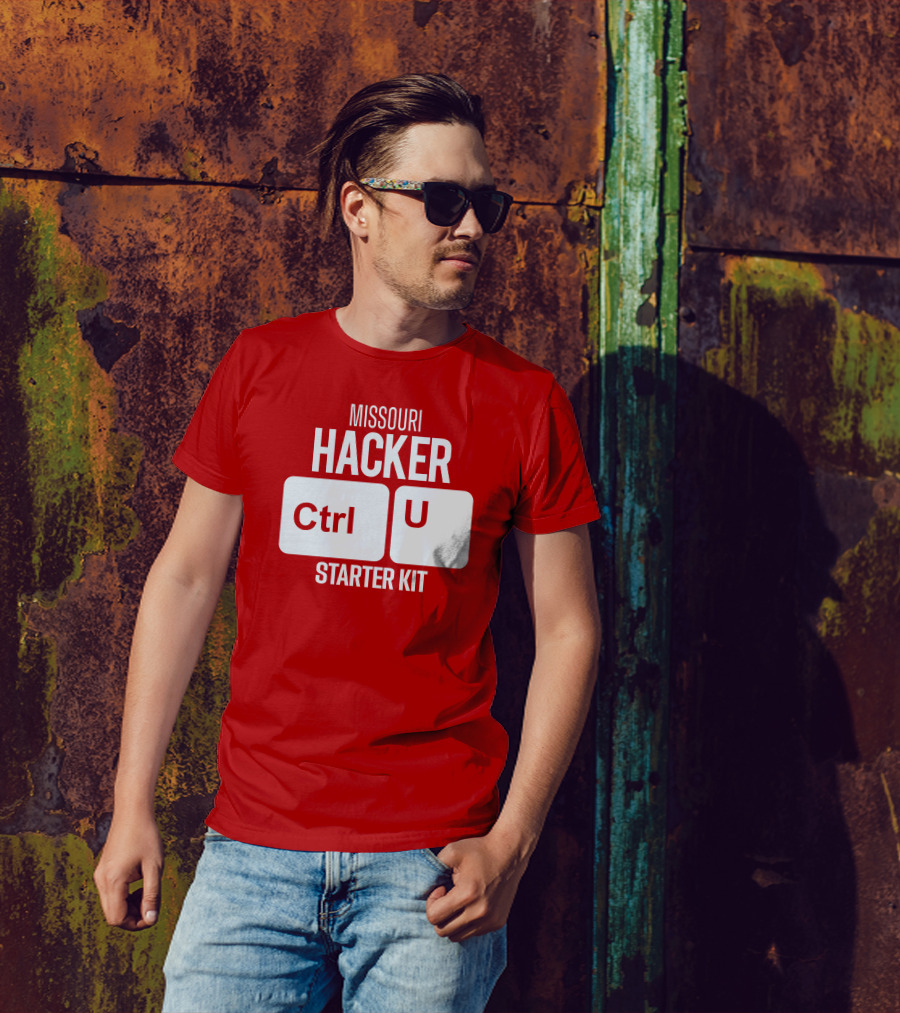 Missouri Hacker Ctrl U Starter Kit T-Shirt