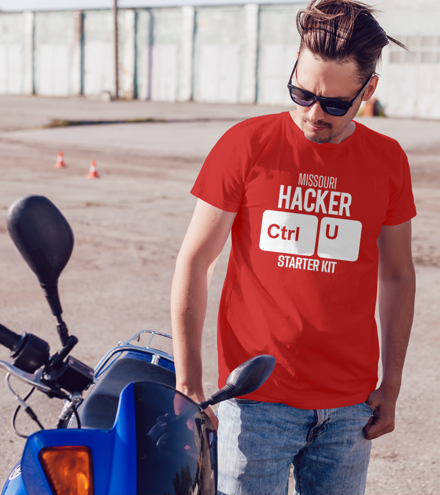 Missouri Hacker Ctrl U Starter Kit T-Shirt