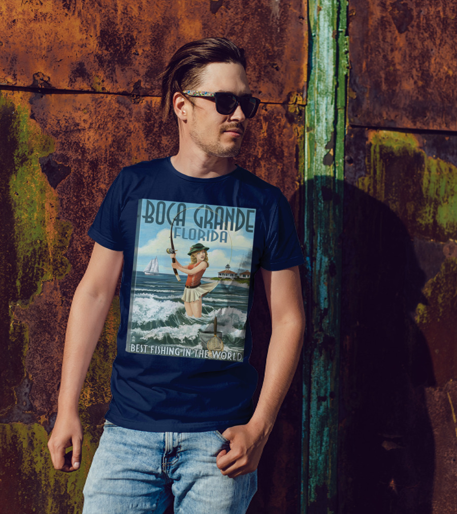 Boca Grande Florida Best Fishing In The World T-Shirt