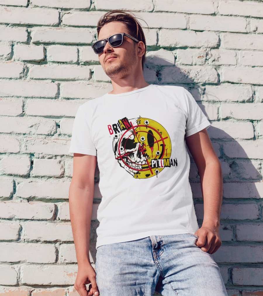BRIAN PILLMAN TARGET SKULL HEADBANG T-Shirt