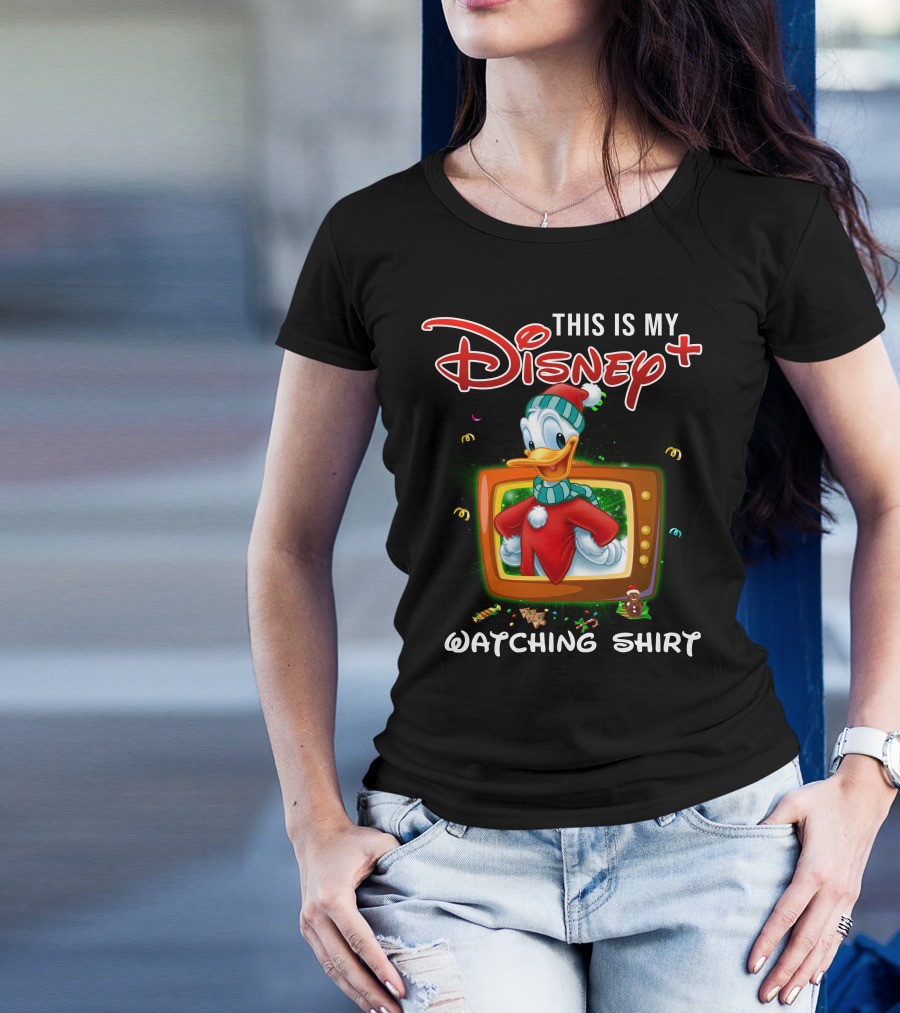 This Is My Disney+ Donald Watching T-Shirt