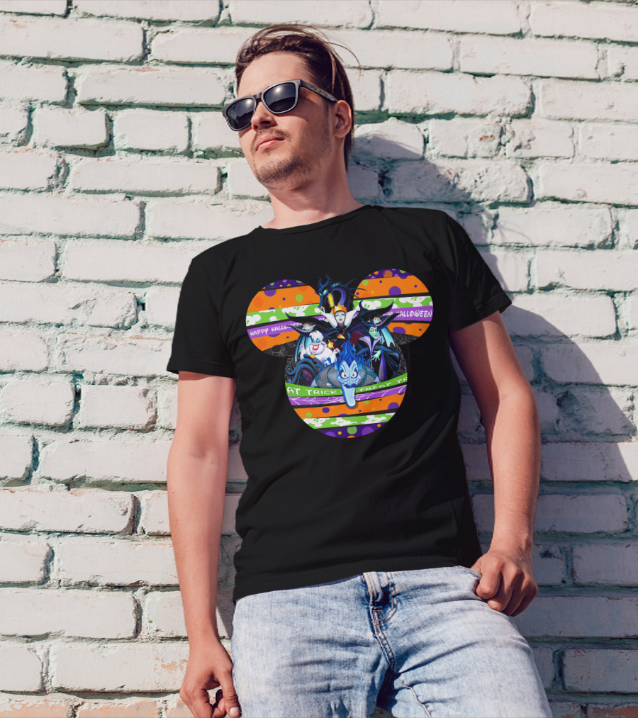 Happy Halloween Trick Or Treat Villains T-Shirt