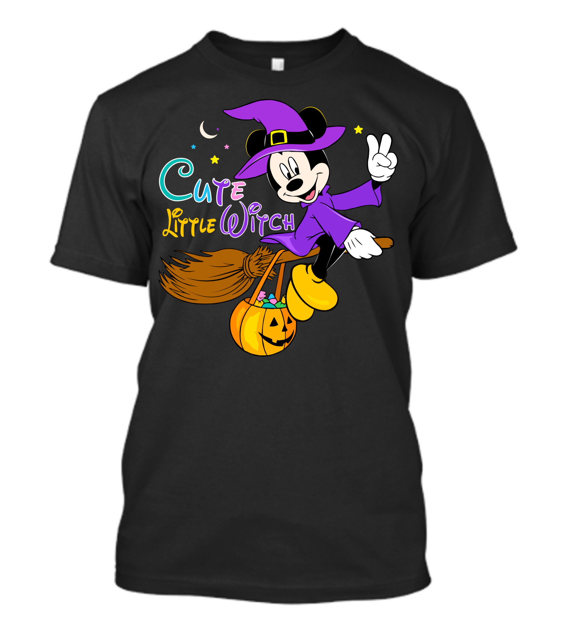 Cute Little Witch Halloween T-Shirt