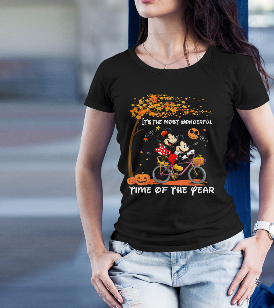 It's The Most Wonderful Time Of The Year Halloween Mickey Minnie T-Shirt