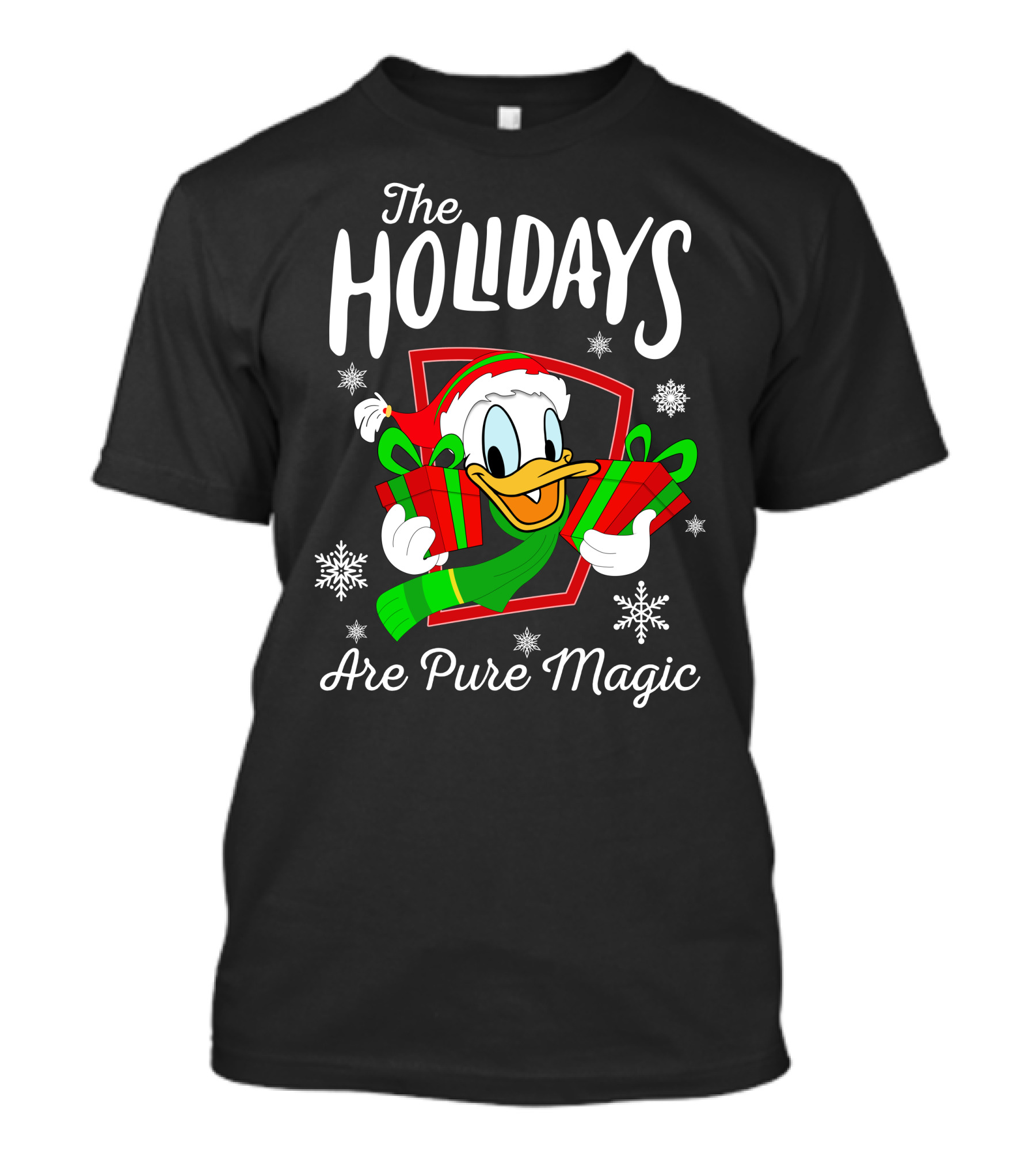 The Holidays Are Pure Magic Donald Duck Christmas Gifts T-Shirt