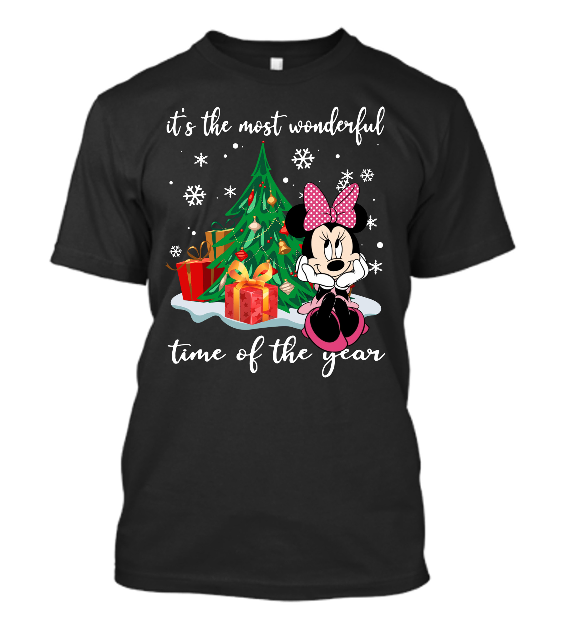 Minnie Mouse Christmas It's The Most Wonderful Time Of The Year T-Shirt