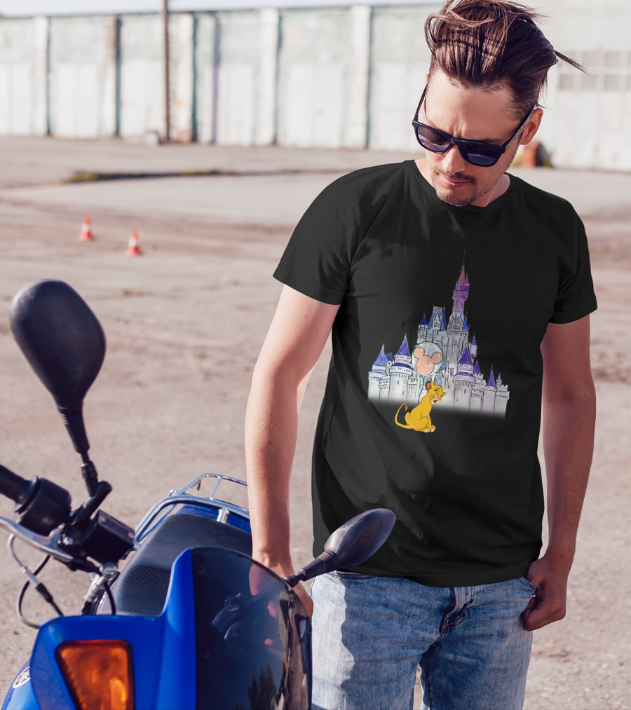 Simba Disney Castle Mickey Balloon T-Shirt