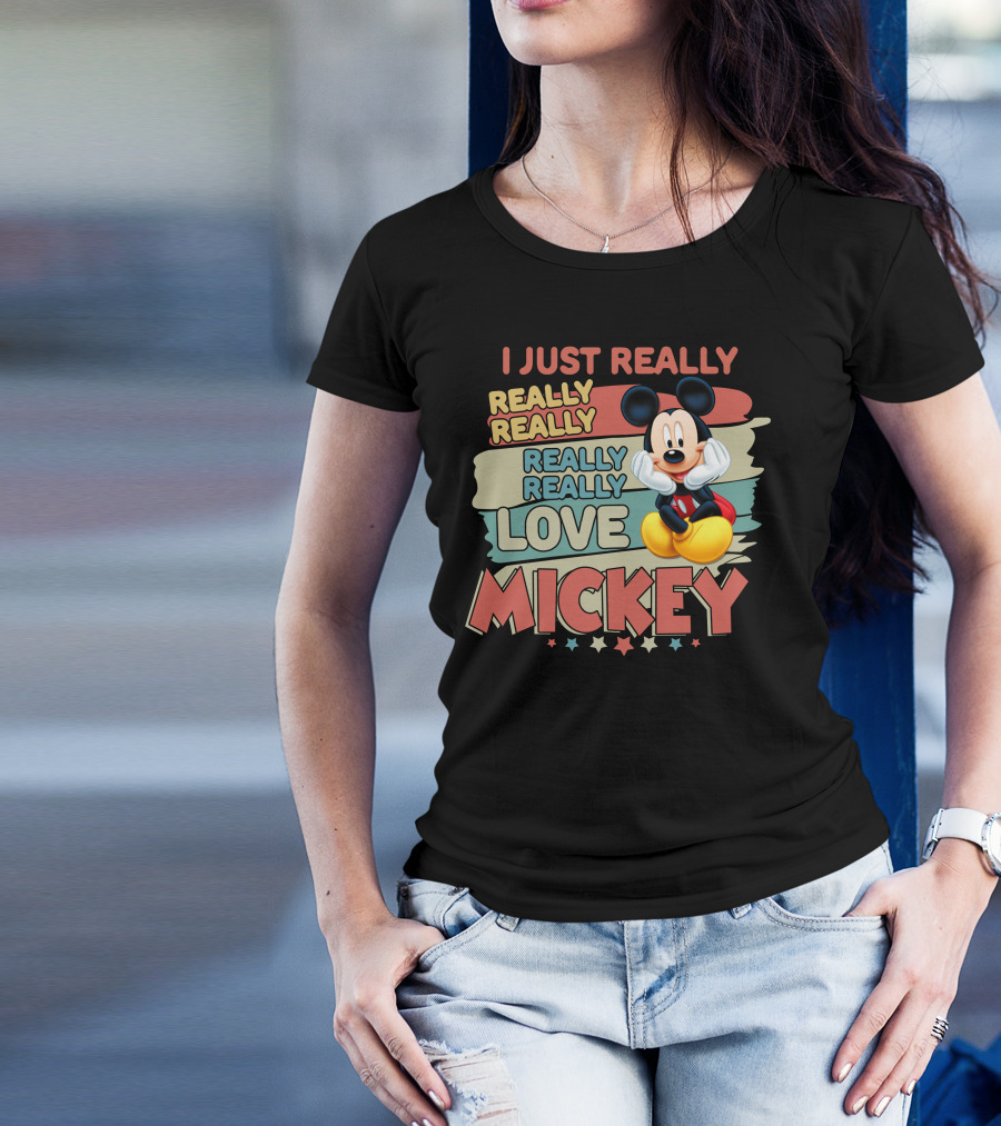 I Just Really Really Really Really Really Love Mickey T-Shirt