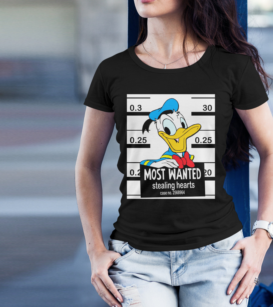 Most Wanted Stealing Hearts Donald Case No. 2568964 T-Shirt