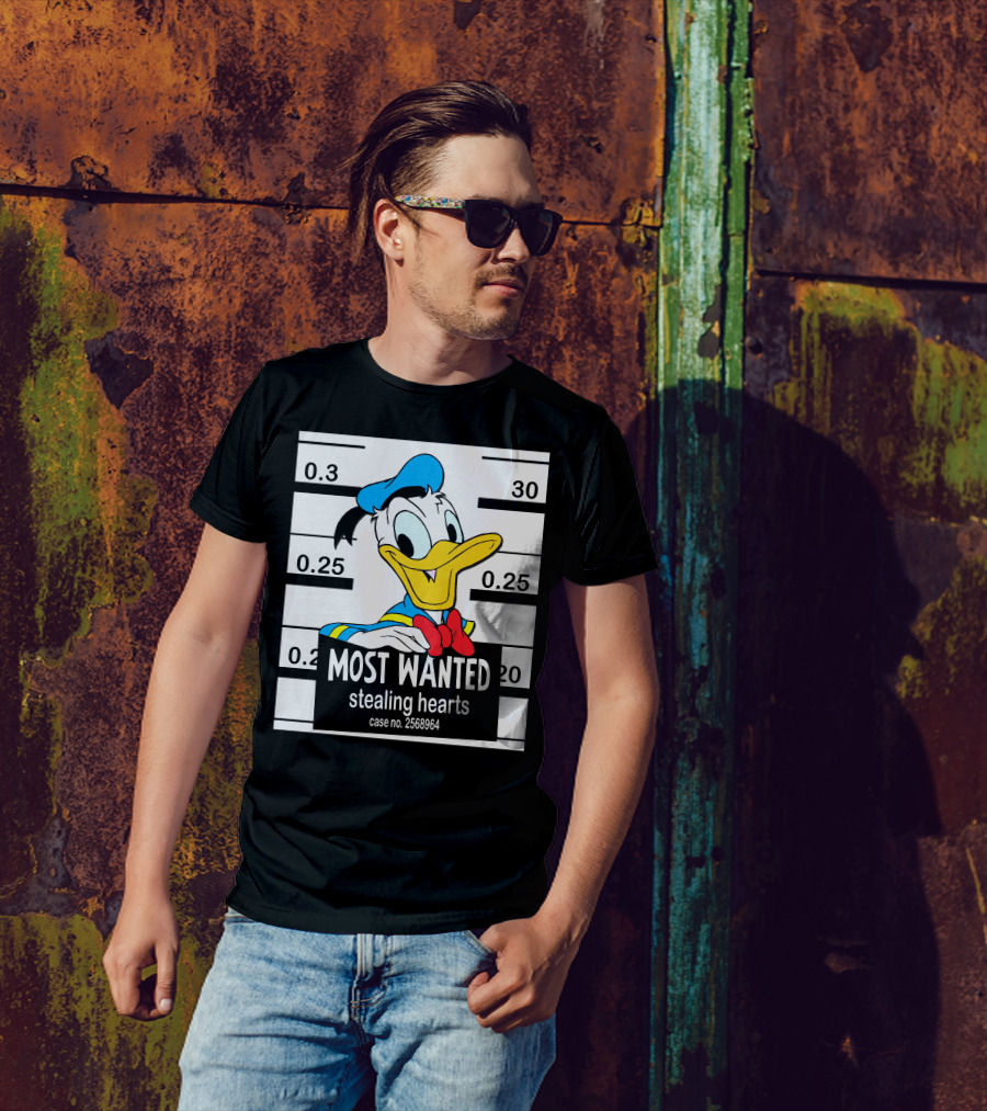 Most Wanted Stealing Hearts Donald Case No. 2568964 T-Shirt
