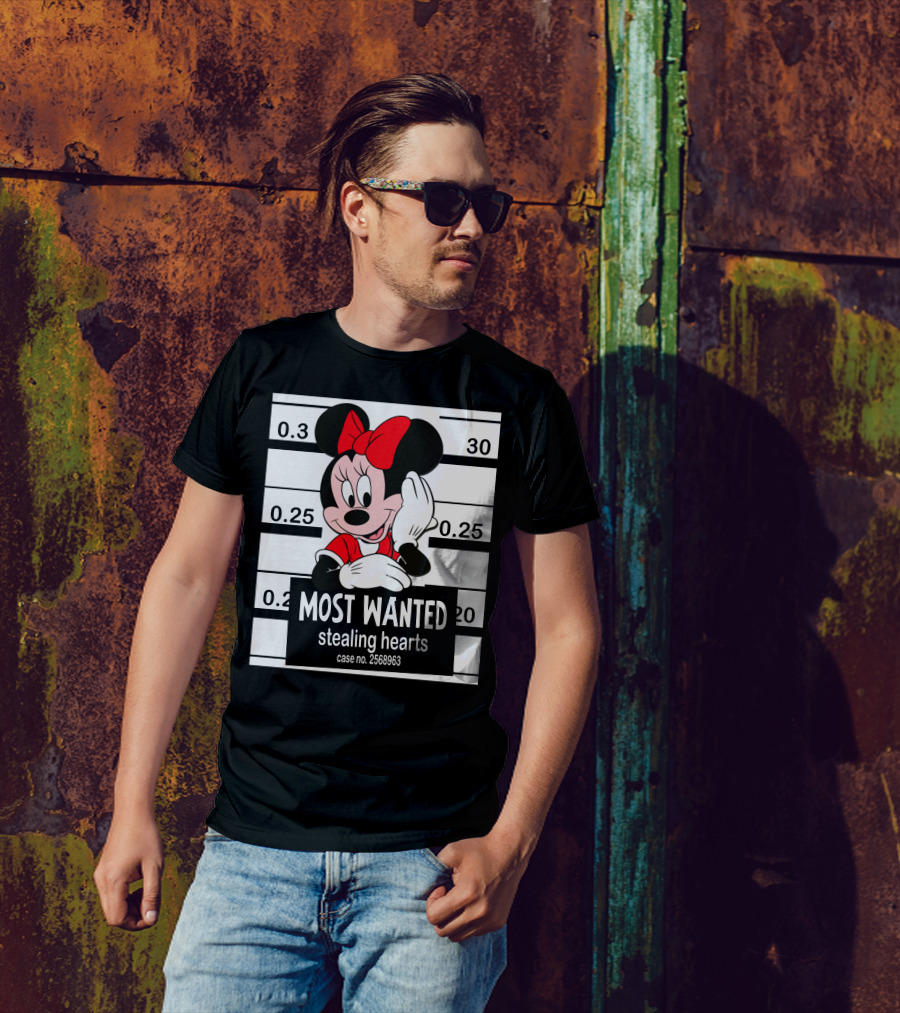 Minnie Most Wanted Stealing Hearts Case No. 2568963 T-Shirt