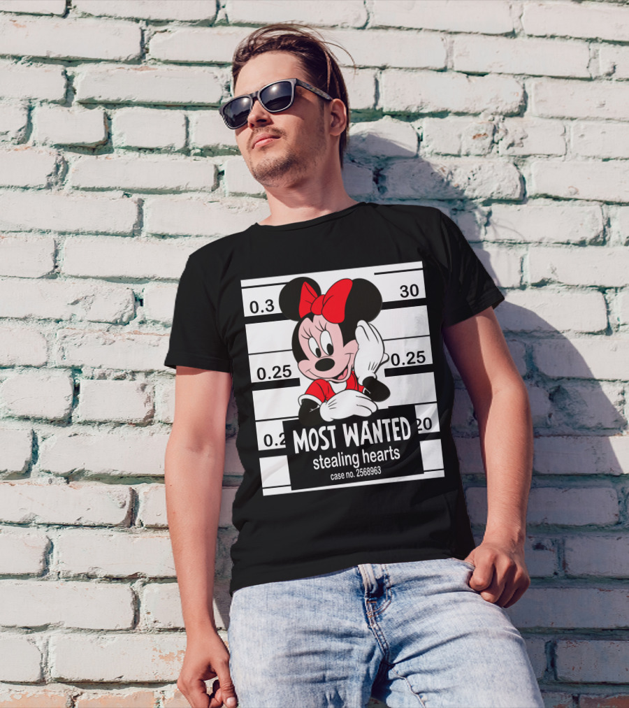 Minnie Most Wanted Stealing Hearts Case No. 2568963 T-Shirt