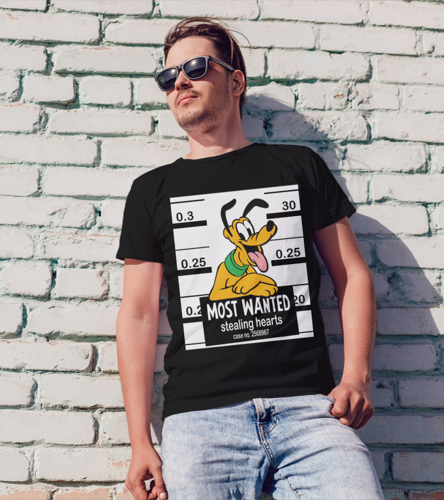 Most Wanted Pluto Stealing Hearts Case No. 2568967 T-Shirt