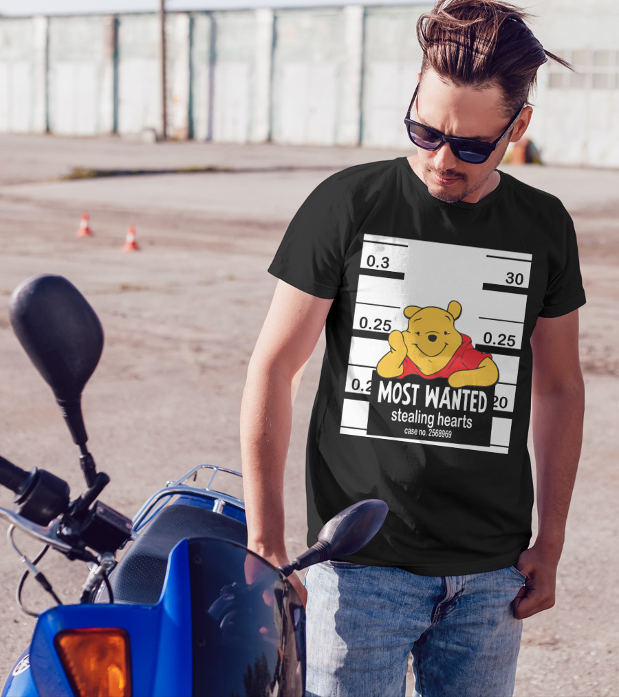 Most Wanted Stealing Hearts Pooh Case No. 2568969 T-Shirt
