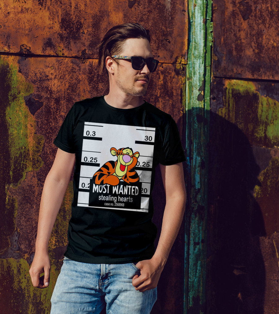 Most Wanted Tigger Stealing Hearts Case No. 2568968 T-Shirt