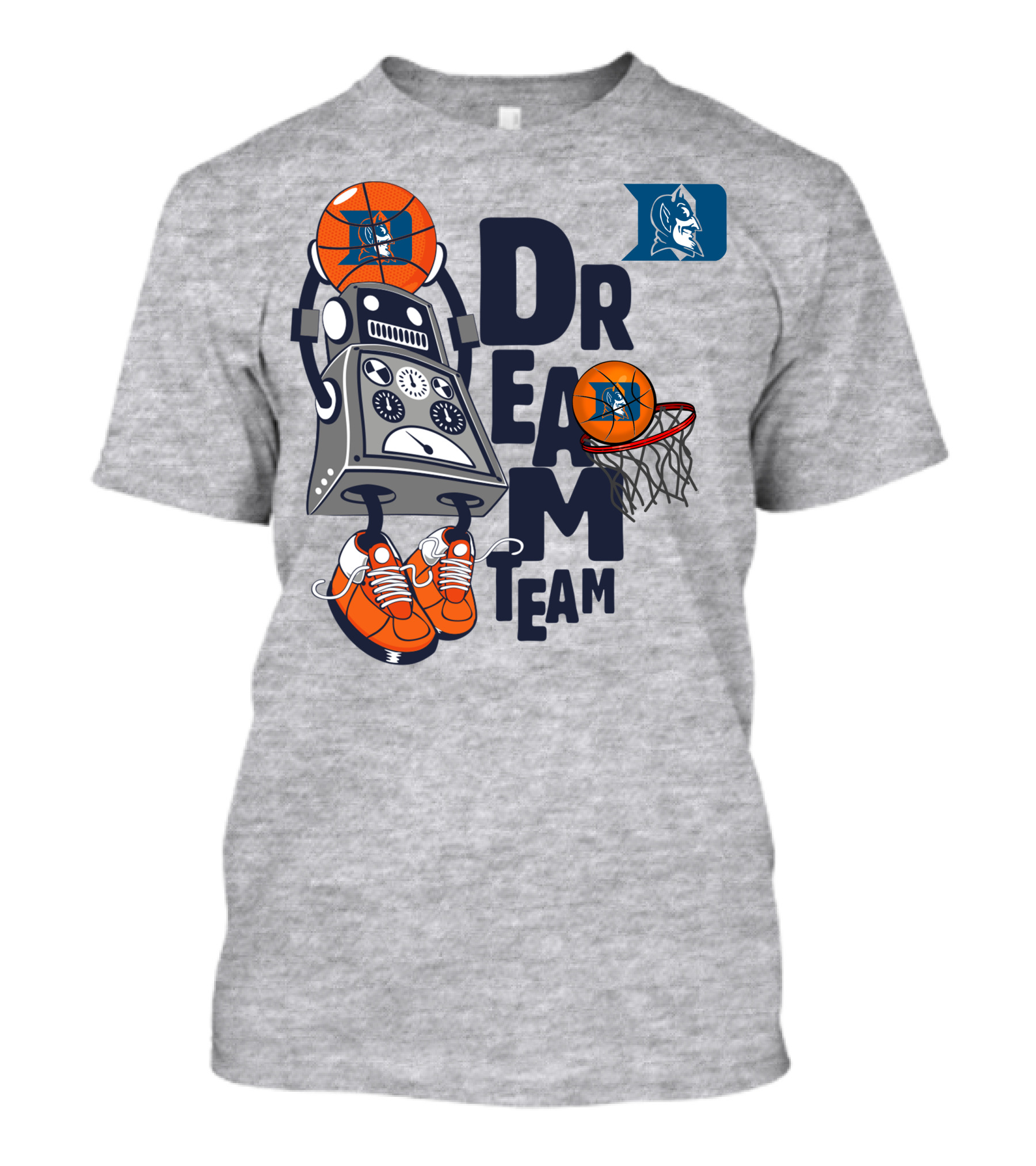 Duke Dream Team Robot Basketball Duke T-Shirt