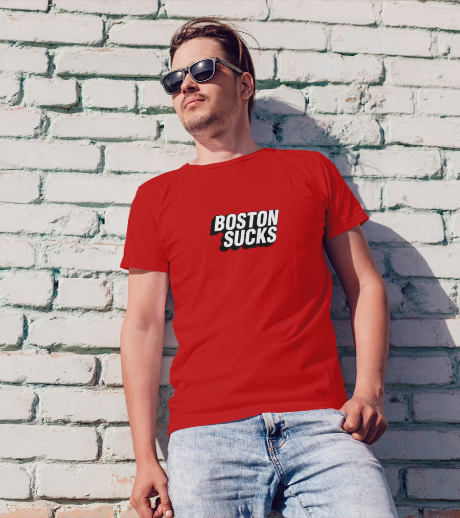 Ny Post Shop Boston Sucks T-Shirt