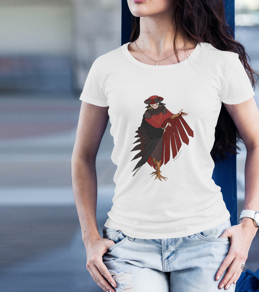 Wolfythewitch Philza Red Raven Aesthetic Fan T-Shirt