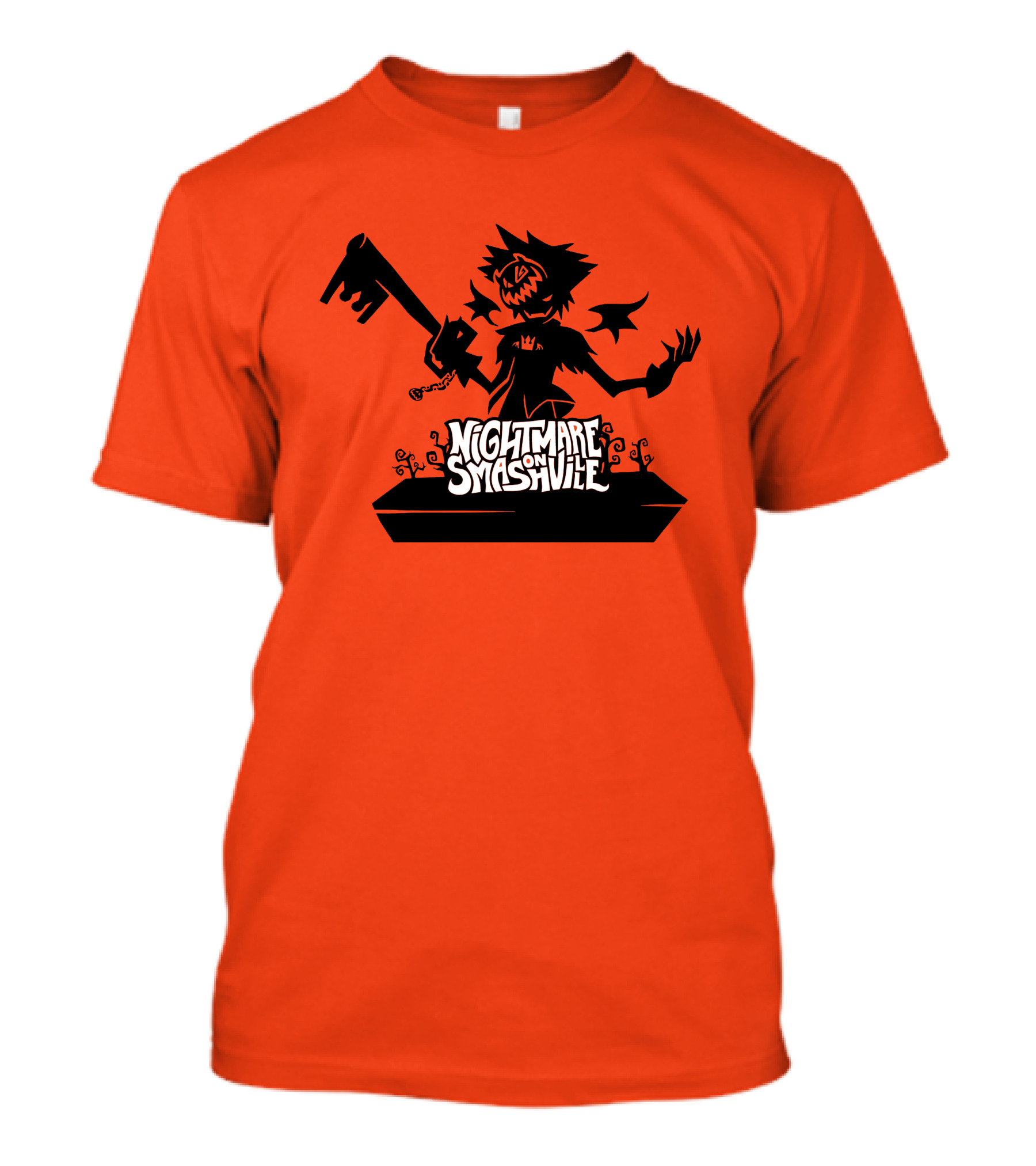 Nightmare On Smashville Halloween Scarecrow Image T-Shirt