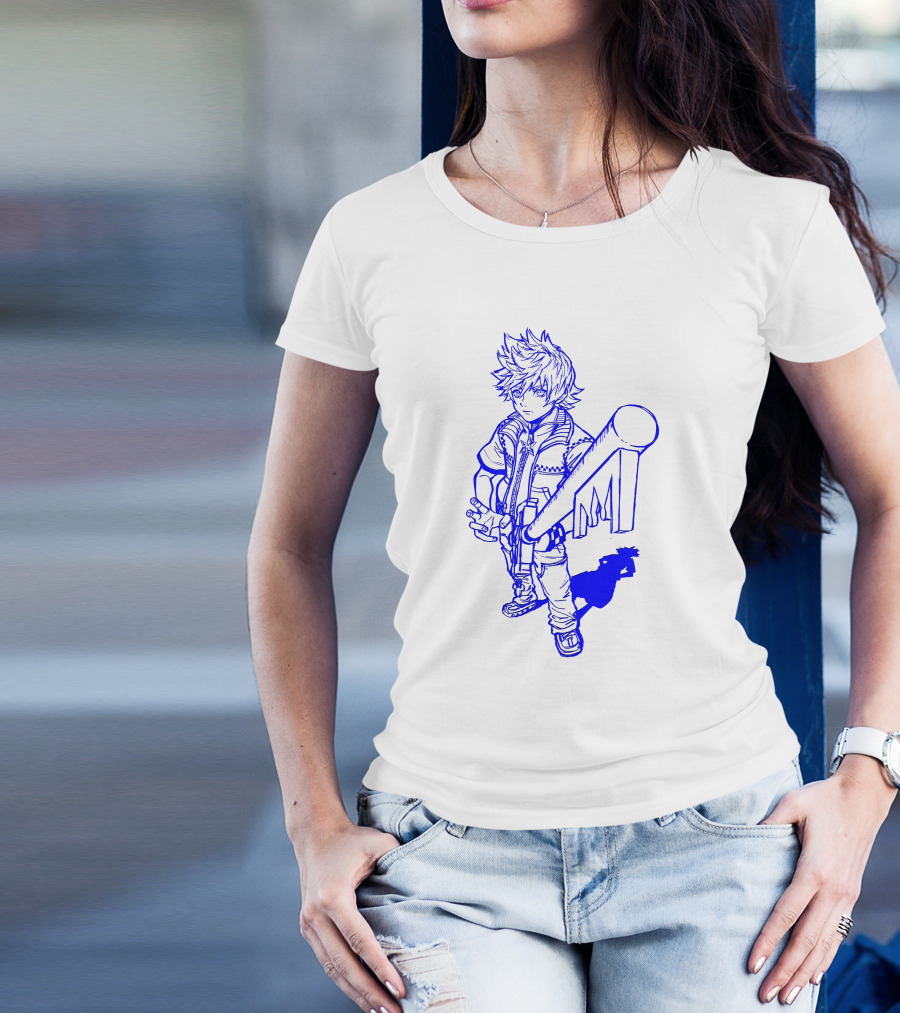 Nairda GS Sora Keyblade Kingdom Hearts Fan T-Shirt