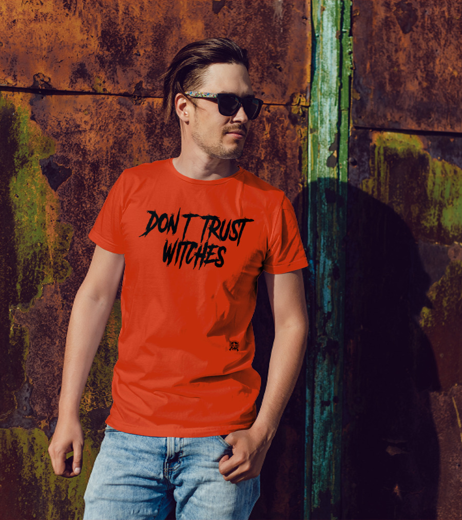 Don't Trust Witches Jack Posobiec Bring Ammo Text T-Shirt