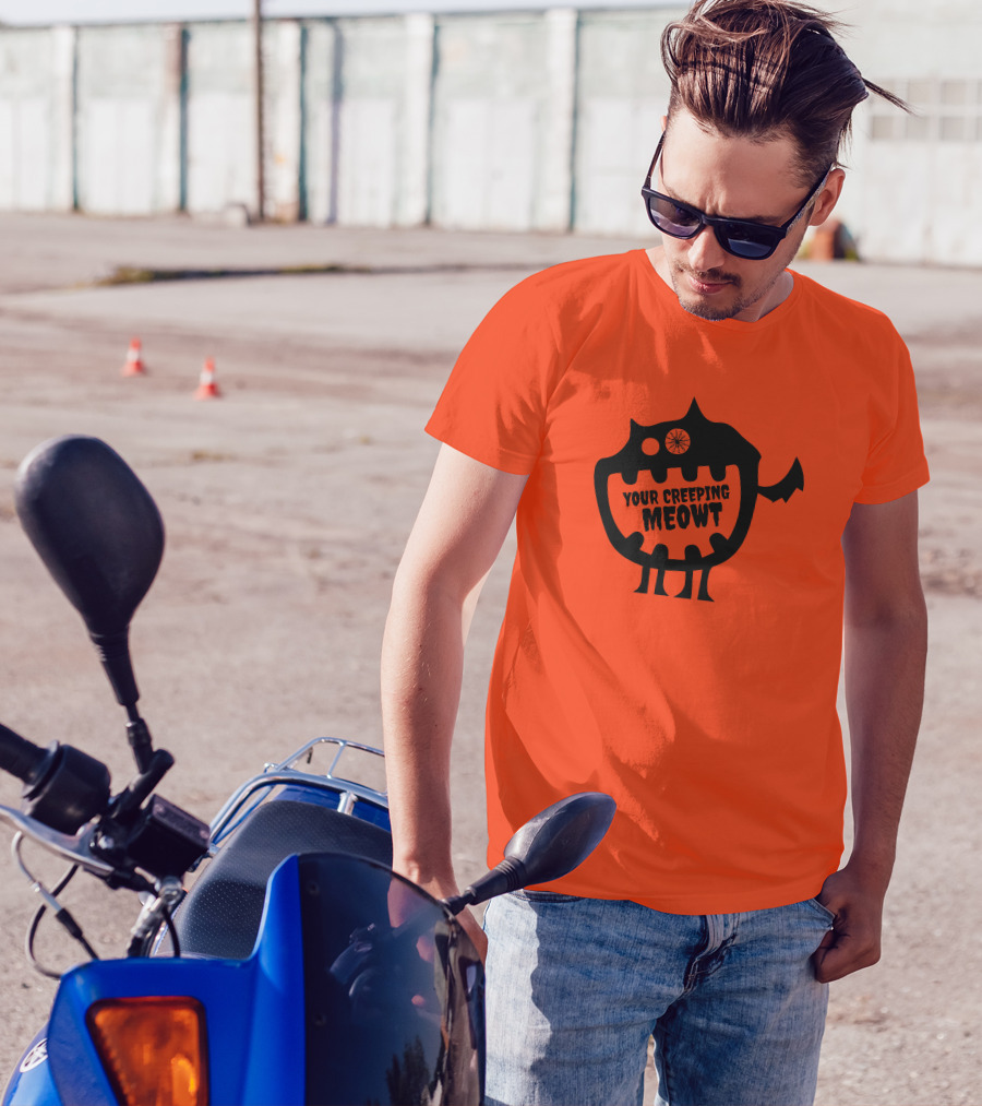 Funcky Designs Your Creeping Meowt Cat T-Shirt