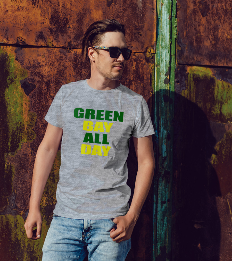 Green Bay All Day Packers Fan Edition Sam 2 Point Oh T-Shirt