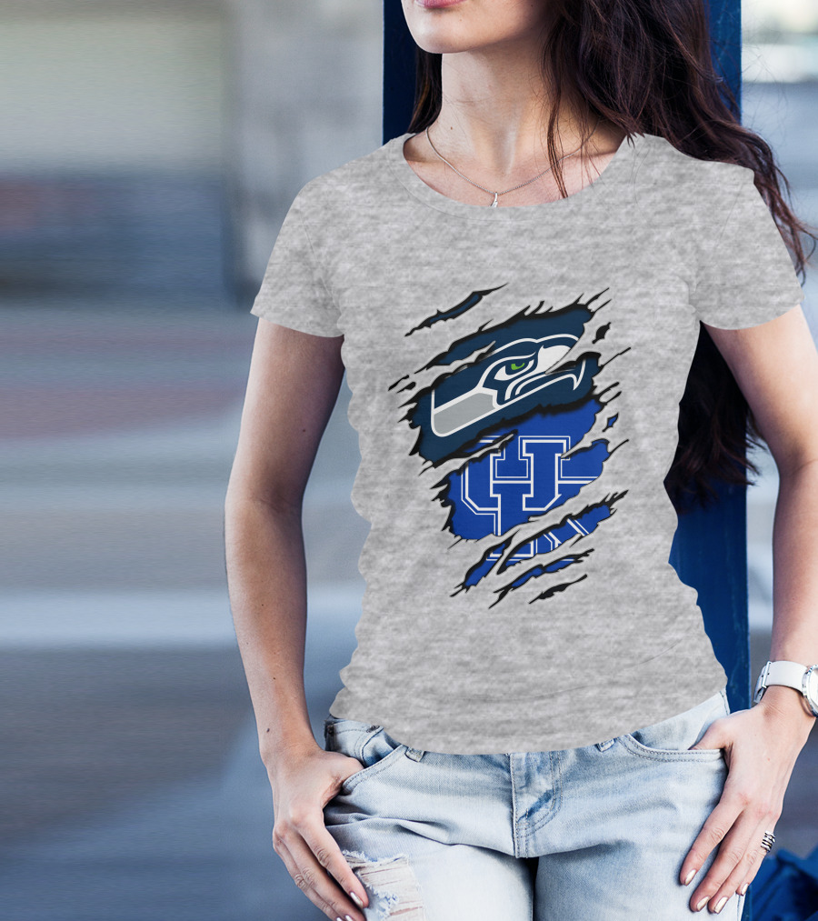 Seahawks UK Logo Fusion T-Shirt
