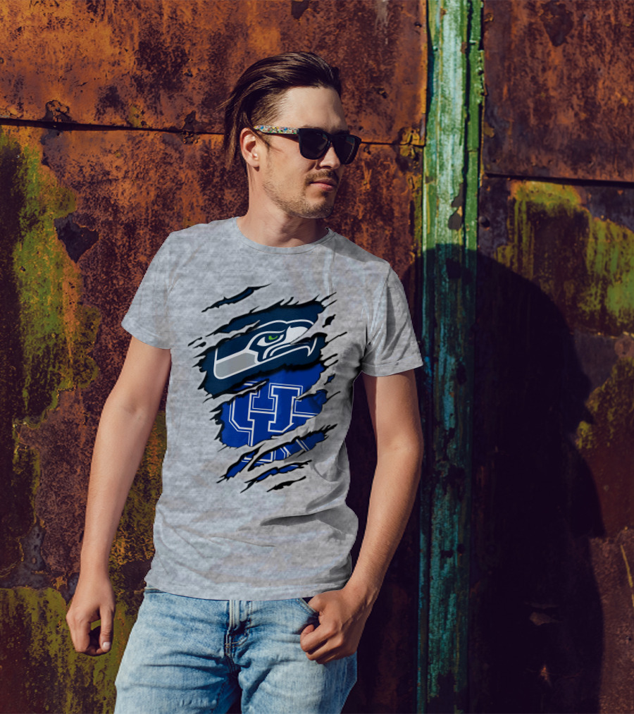 Seahawks UK Logo Fusion T-Shirt