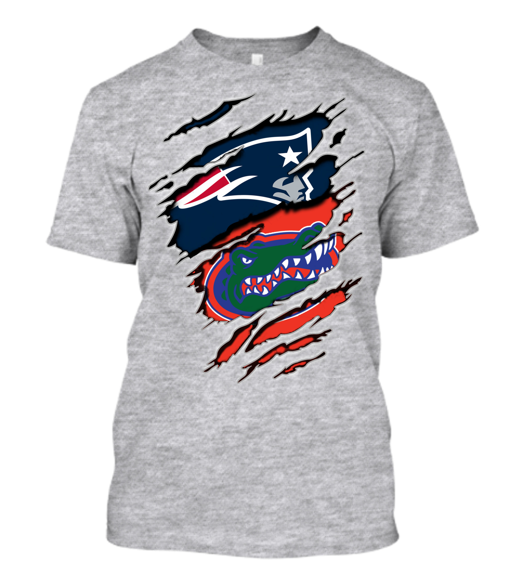 Patriots Gators Claw Marks T-Shirt