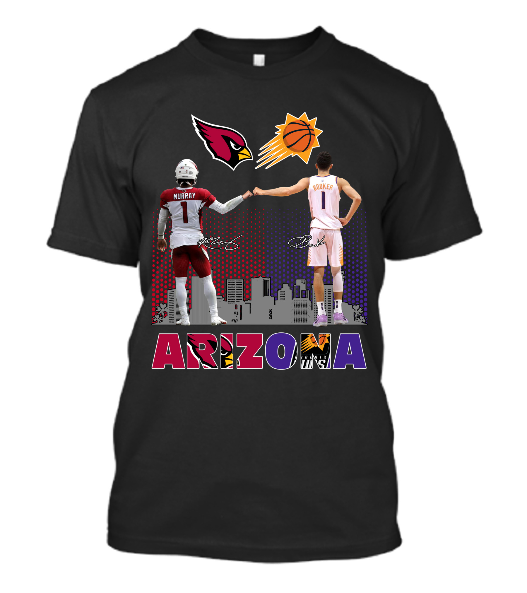 Arizona Cardinals Suns Murray Booker T-Shirt