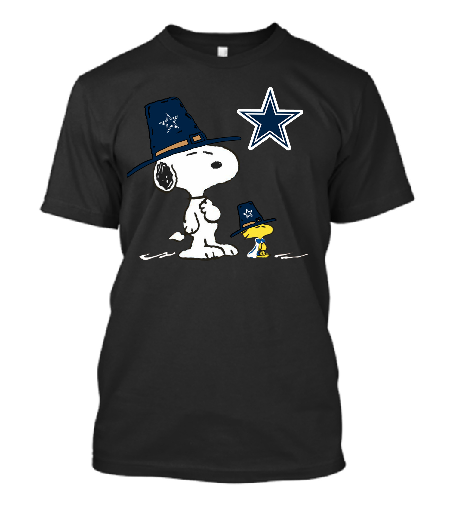 Dallas Cowboys Snoopy Woodstock Star T-Shirt