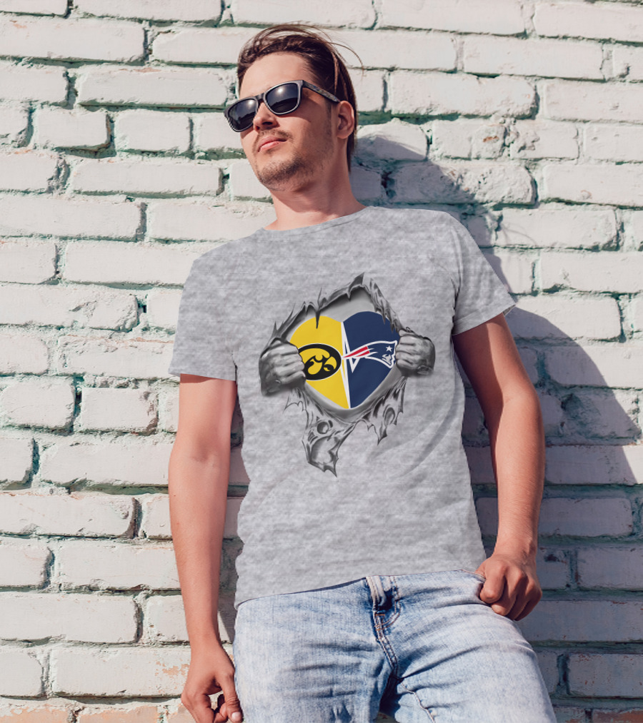 Iowa Hawkeyes Patriots Heart T-Shirt