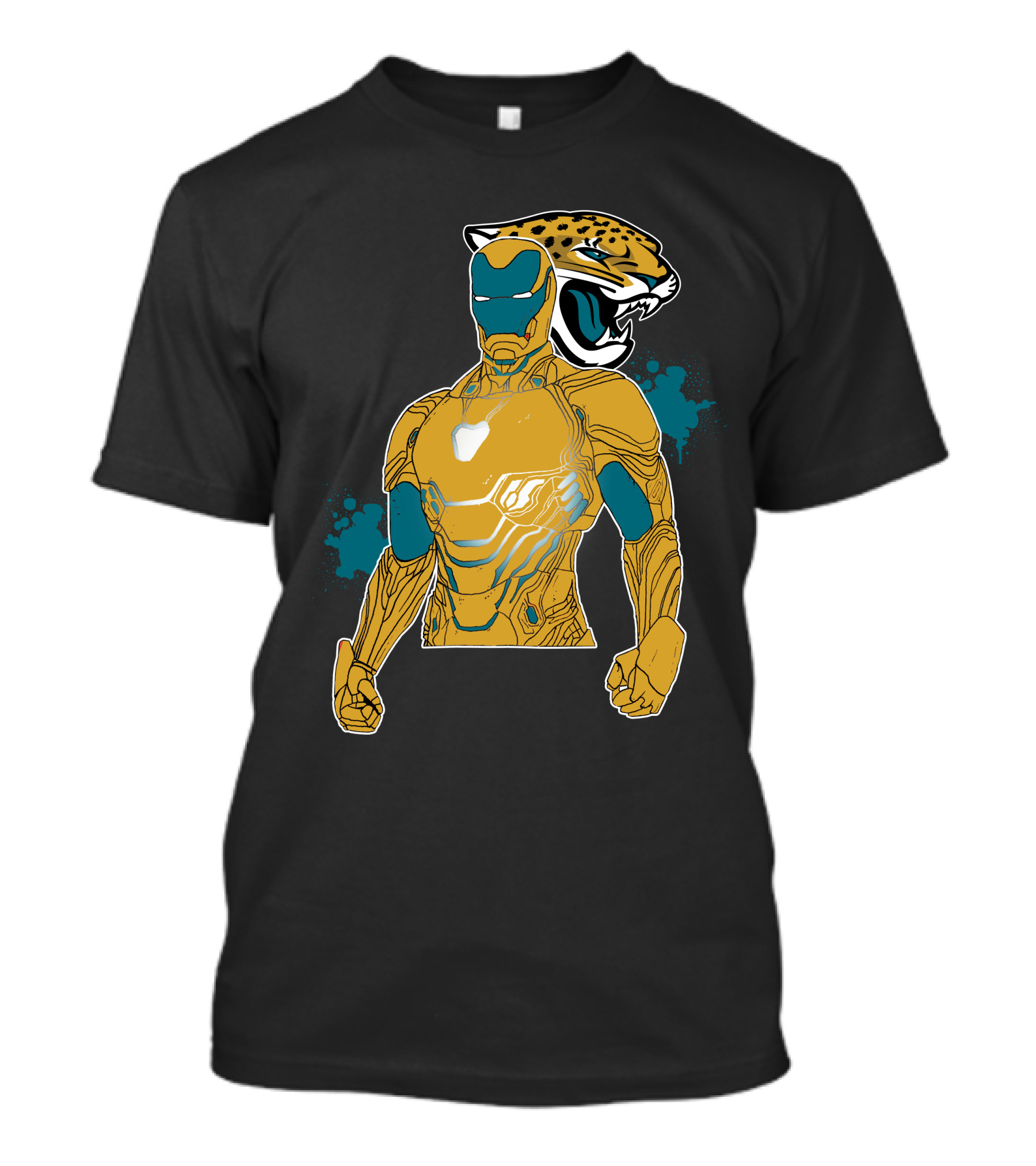 Iron Man Jaguars Crossover T-Shirt