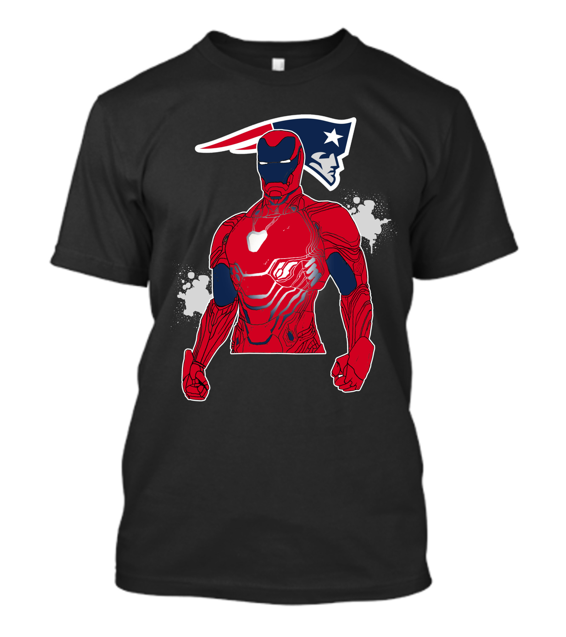 Iron Man Patriots Crossover Fusion T-Shirt