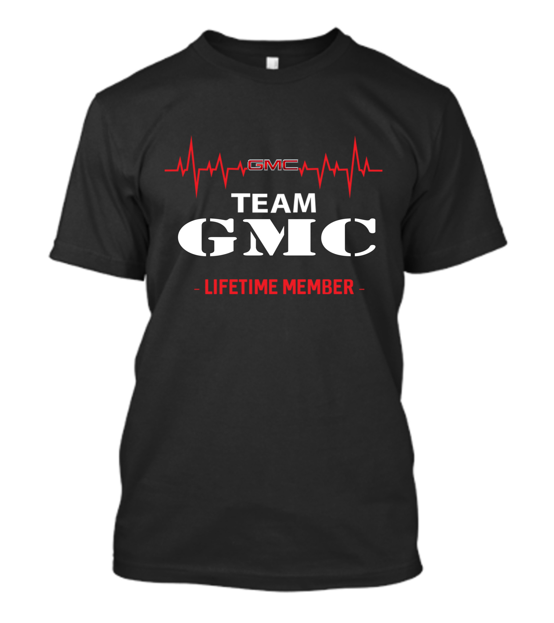 GMC Team Lifetime Member Heartbeat T-Shirt