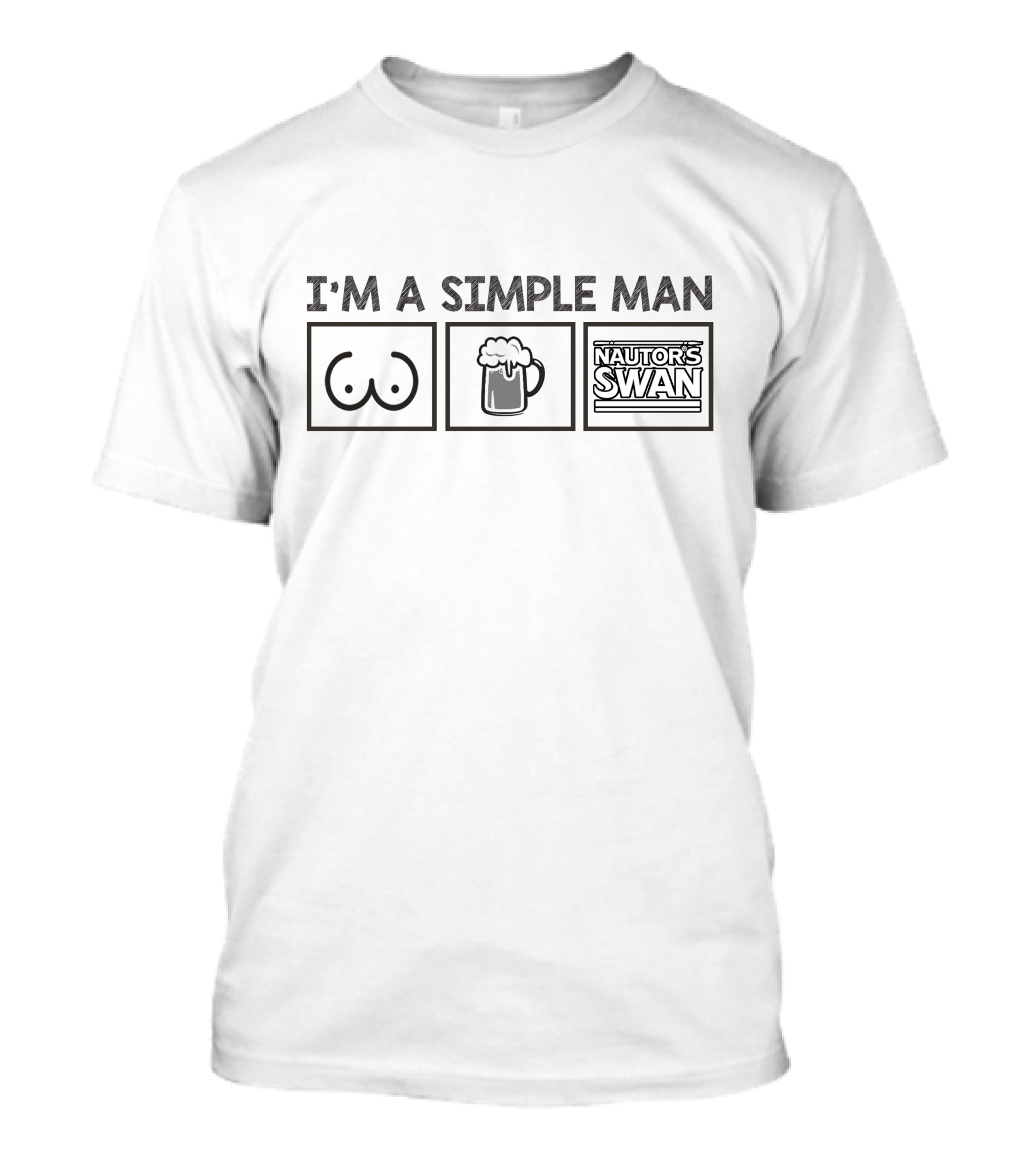 I'm A Simple Man Nautor's Swan T-Shirt