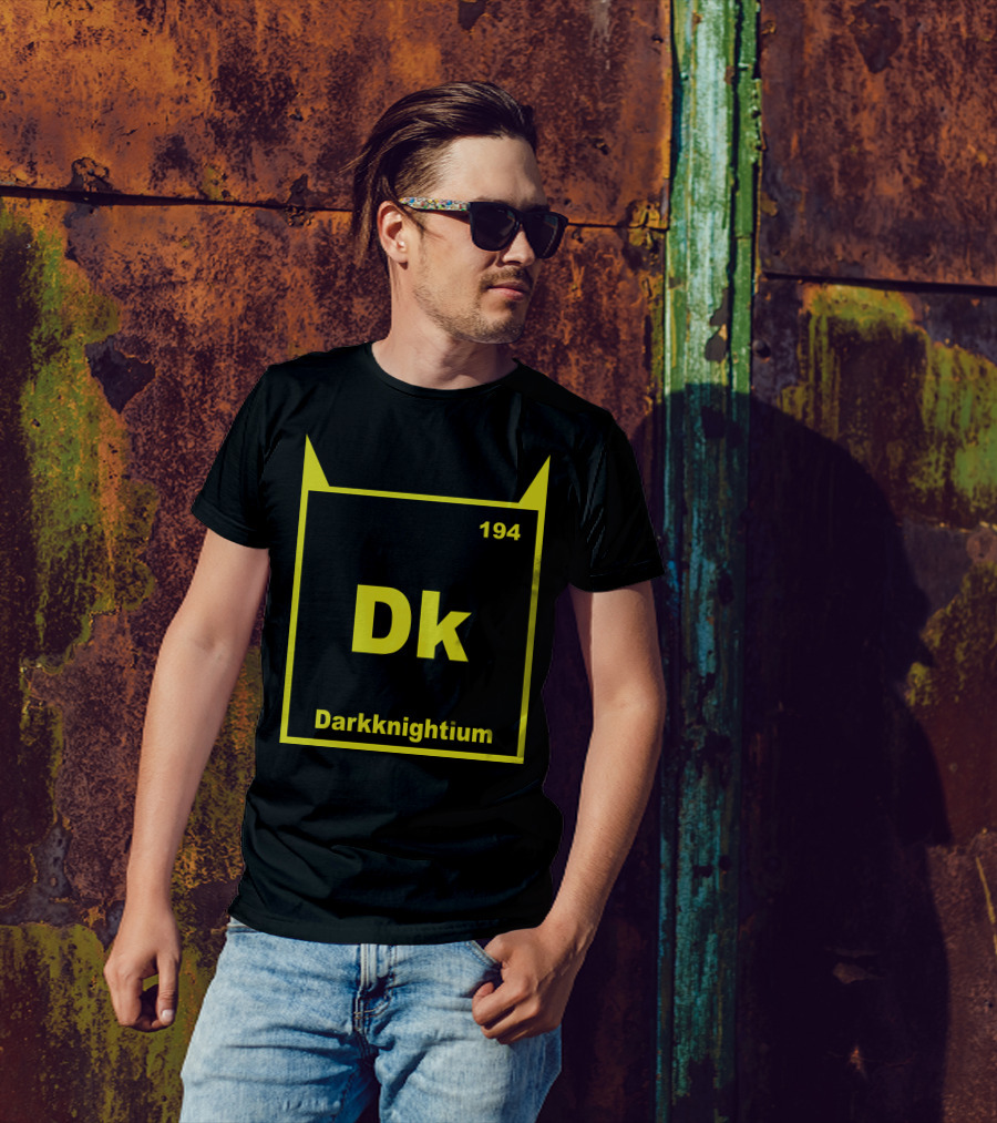 Darkknightium Dk 194 Element Batman Periodic Table T-Shirt