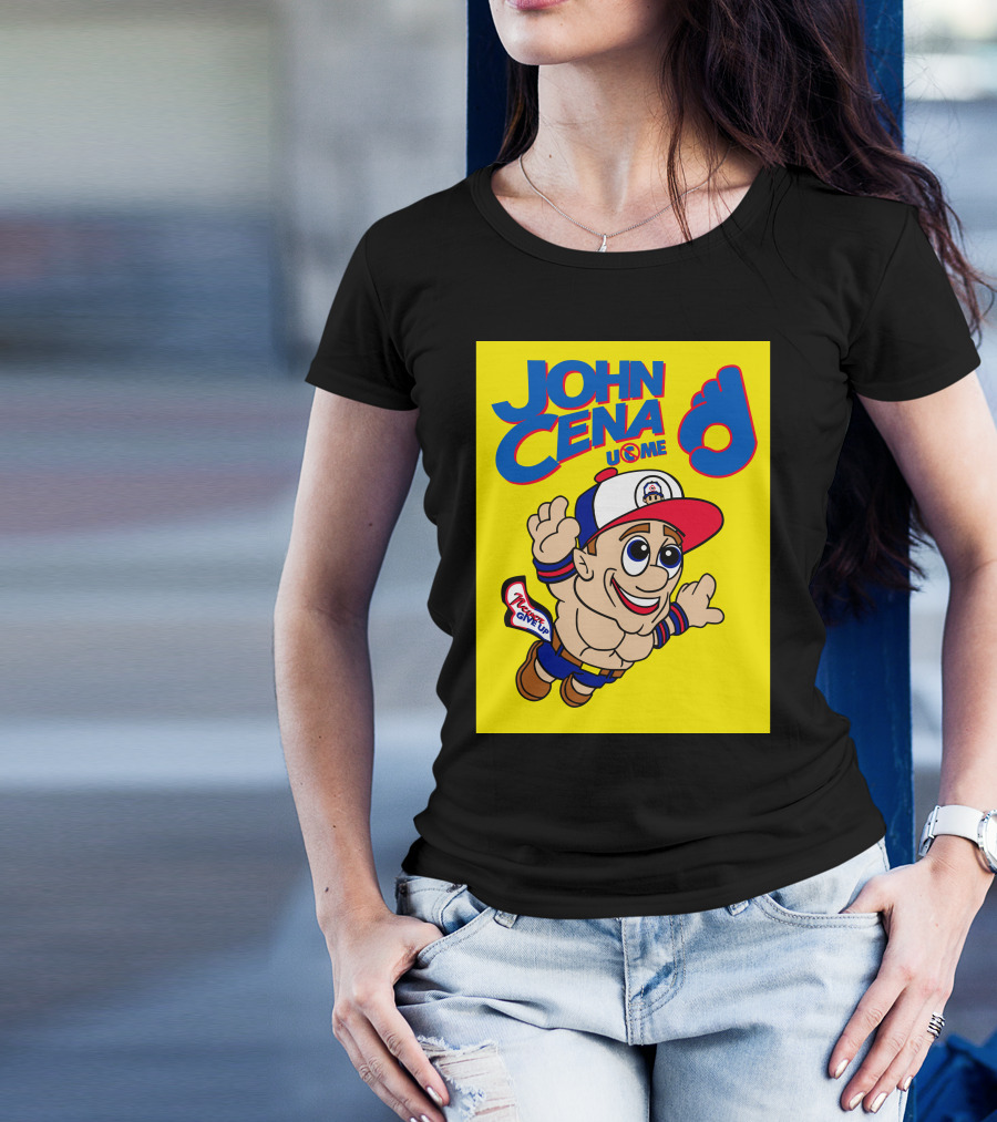 JOHN CENA NEVER GIVE UP U C ME Mario T-Shirt