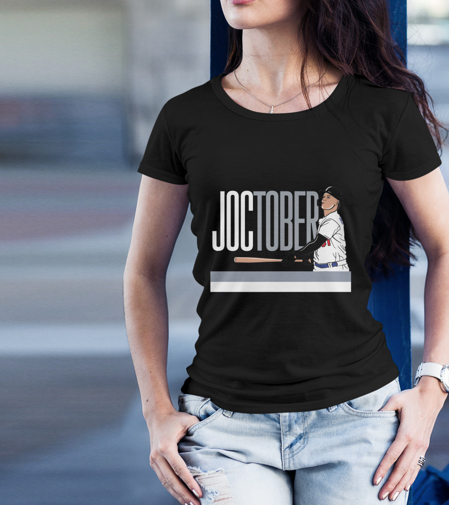 Joctober Baseball Player Batting Iconic Moment T-Shirt