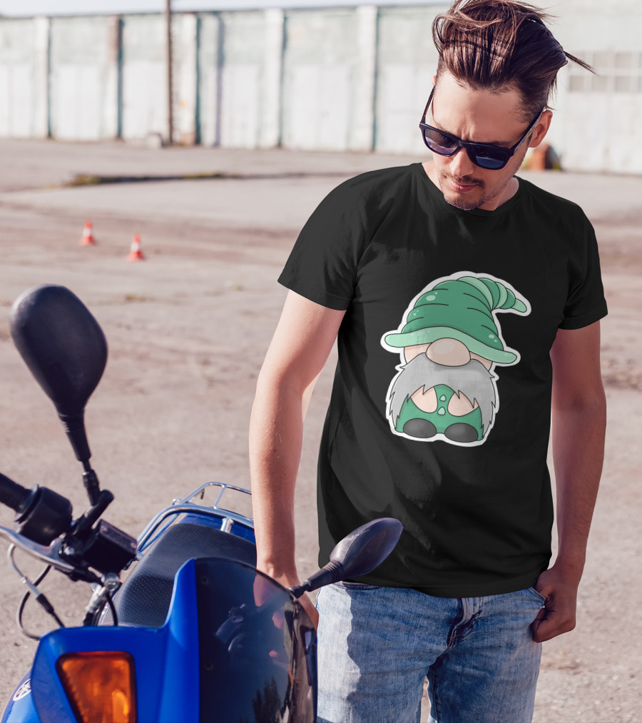 Green Gnomes In Classic Pointed Hat T-Shirt
