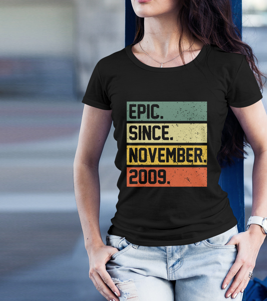 Epic Since November 2009 Retro T-Shirt