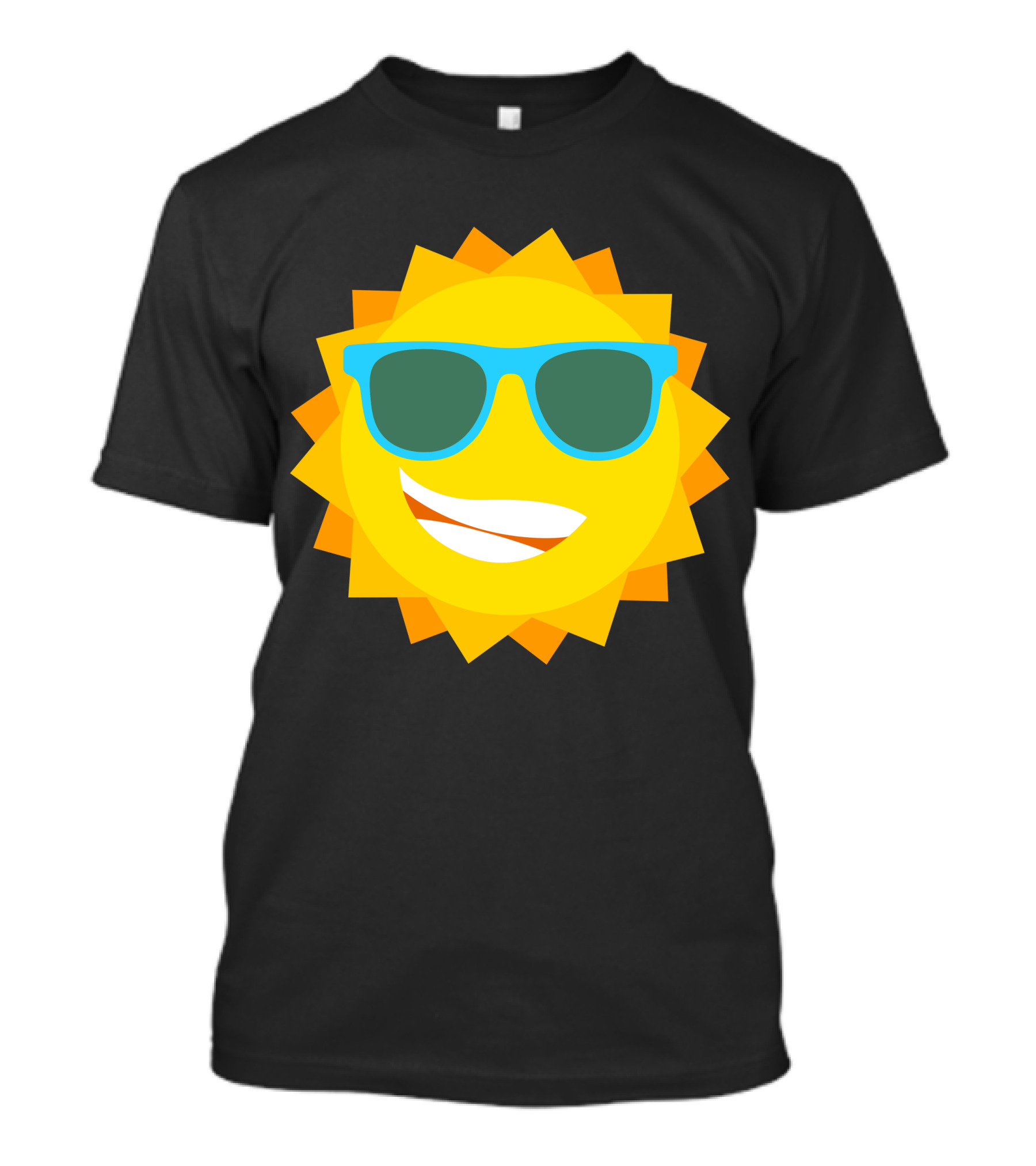 Cool Sun With Blue Sunglasses T-Shirt