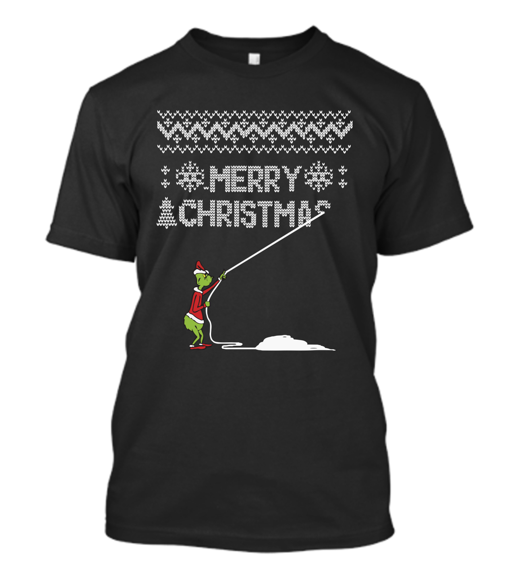 Merry Christmas Grinch Santa T-Shirt