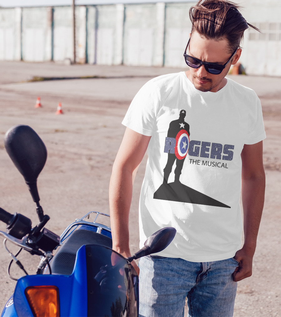 Rogers The Musical Captain America Shield T-Shirt